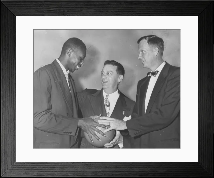 Framed Print : Earl Lloyd, Jim Magner, Horace Kinley Framed Print : Earl Lloyd, Jim Magner, Horace Kinley