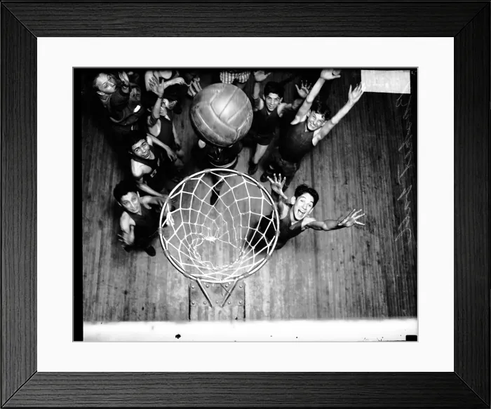 Framed Print : Basketball Players Framed Print : Basketball Players