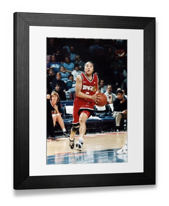 Framed Print : Dawn Staley Of The Philadelphia Rage Framed Print : Dawn Staley Of The Philadelphia Rage