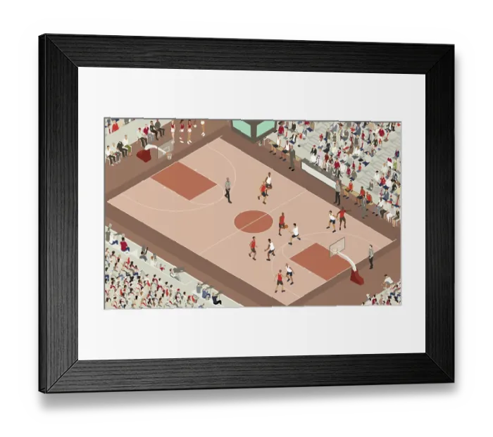 Framed Print : Basketball, 686338340 Framed Print : Basketball, 686338340