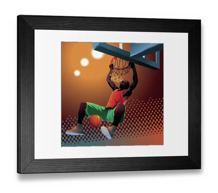Framed Print : Basketball, 166056026