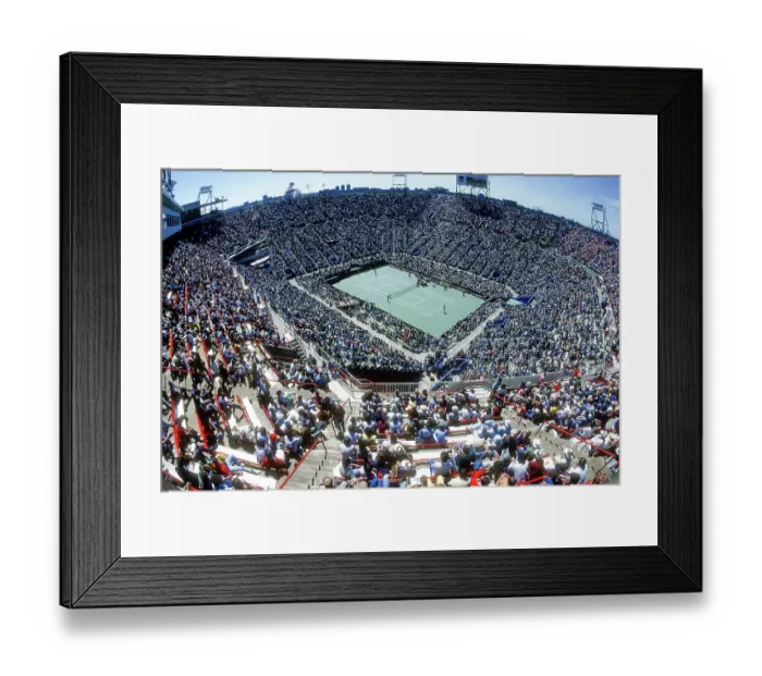 Framed Print : The USTA National Tennis Center
