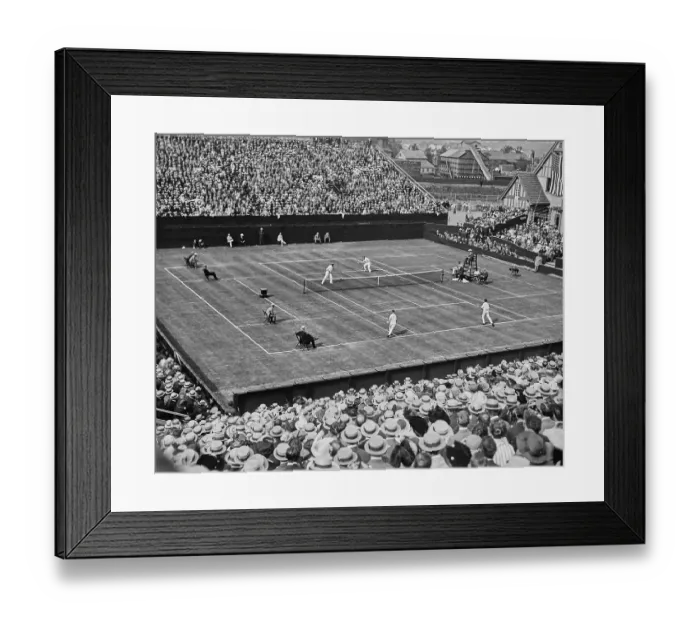 Framed Print : 12th International Lawn Tennis Challenge - Quarterfinals - United States V Australasia Framed Print : 12th International Lawn Tennis Challenge - Quarterfinals - United States V Australasia