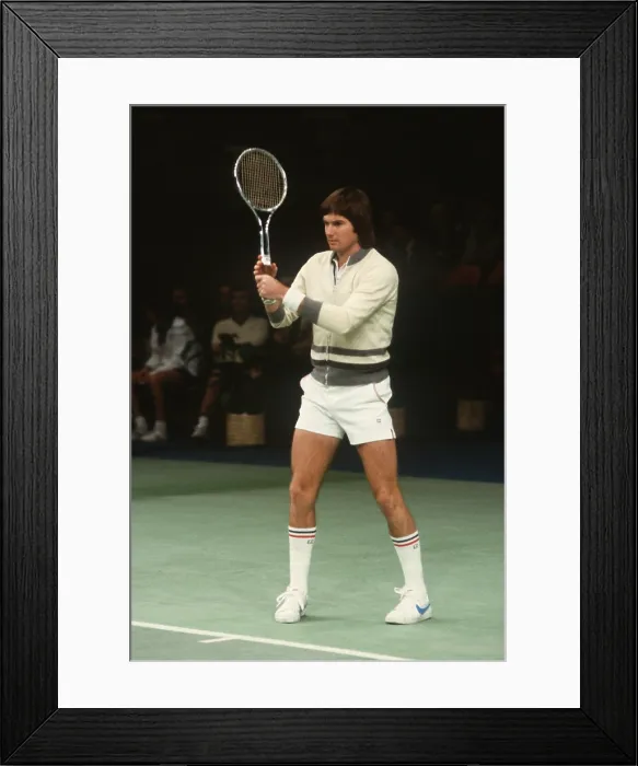 Framed Print : Jimmy Connors Playing Tennis Framed Print : Jimmy Connors Playing Tennis