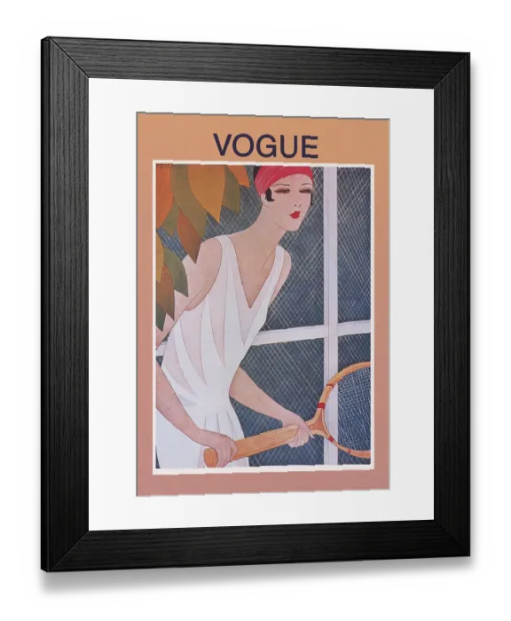 Framed Print : Fashions for Tennis Framed Print : Fashions for Tennis