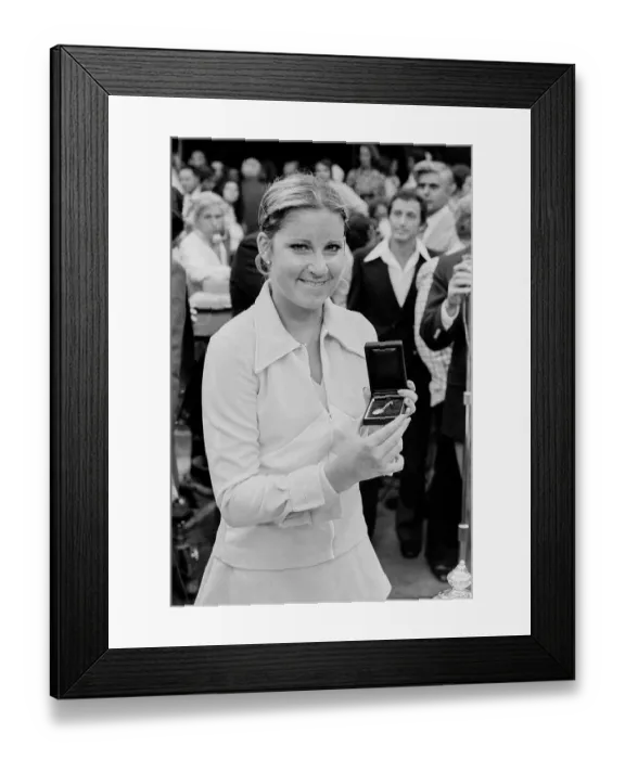 Framed Print : Chris Evert Framed Print : Chris Evert