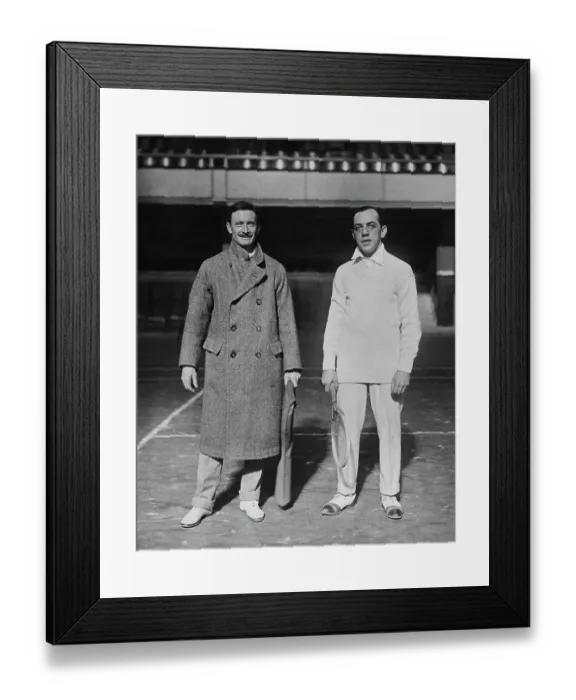 Framed Print : 1917 US National Indoor Championships - Men's Doubles Framed Print : 1917 US National Indoor Championships - Men's Doubles