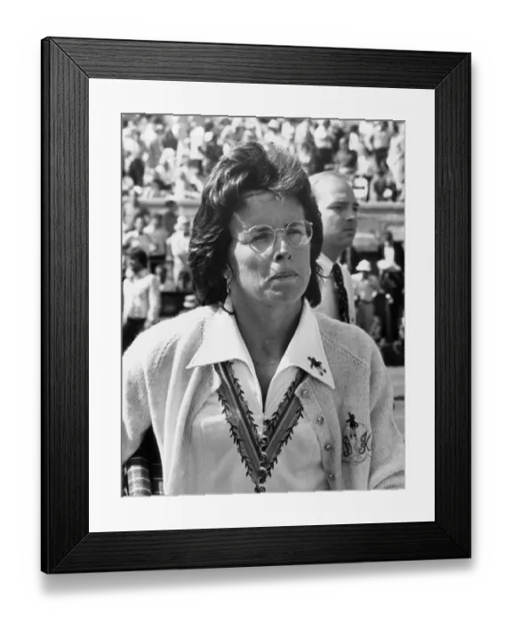 Framed Print : Billie Jean King Framed Print : Billie Jean King
