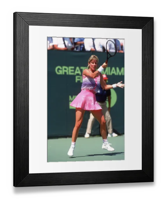 Framed Print : Chrissie Evert Framed Print : Chrissie Evert