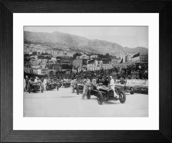 Framed Print : 1935 Grand Prix of Monaco Framed Print : 1935 Grand Prix of Monaco
