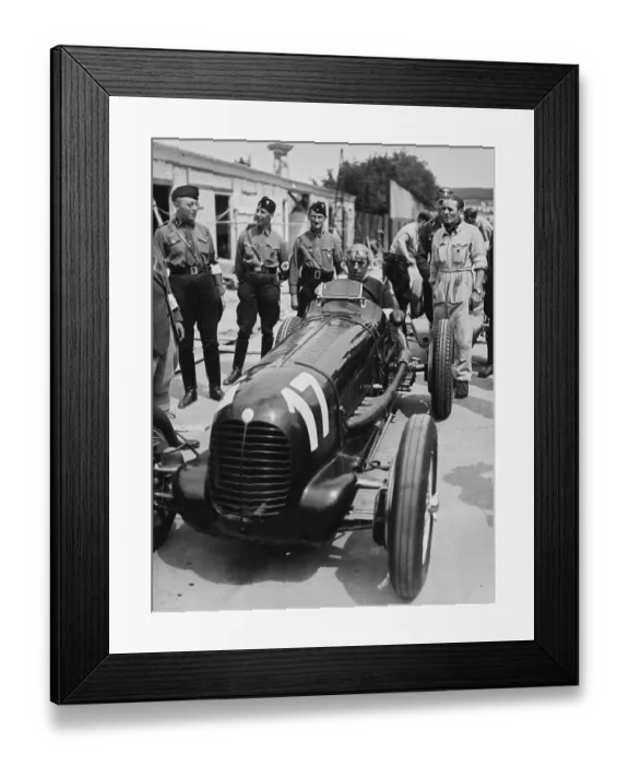 Framed Print : 1937 VI Internationales Avusrennen Voiturette Framed Print : 1937 VI Internationales Avusrennen Voiturette
