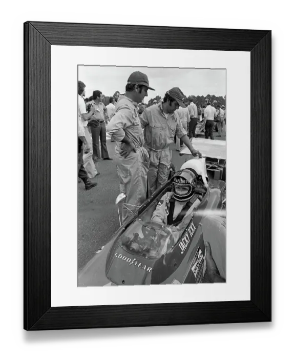 Framed Print : Jacky Ickx At The Argentine Grand Prix Framed Print : Jacky Ickx At The Argentine Grand Prix