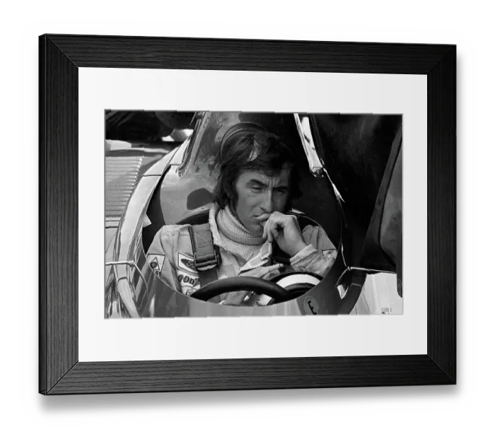 Framed Print : Jackie Stewart At The Argentine Grand Prix Framed Print : Jackie Stewart At The Argentine Grand Prix
