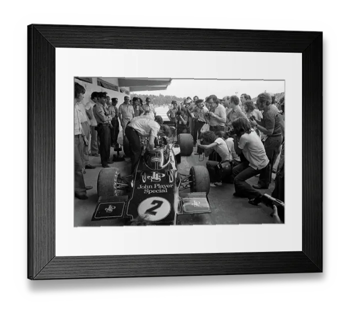 Framed Print : Journalists Photograph Emerson Fittipaldi At The Argentine Grand Prix Framed Print : Journalists Photograph Emerson Fittipaldi At The Argentine Grand Prix
