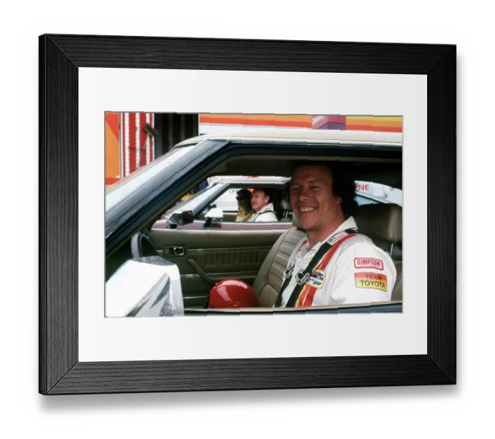 Framed Print : Stuntman Darr Robinson At Grand Prix Race Framed Print : Stuntman Darr Robinson At Grand Prix Race