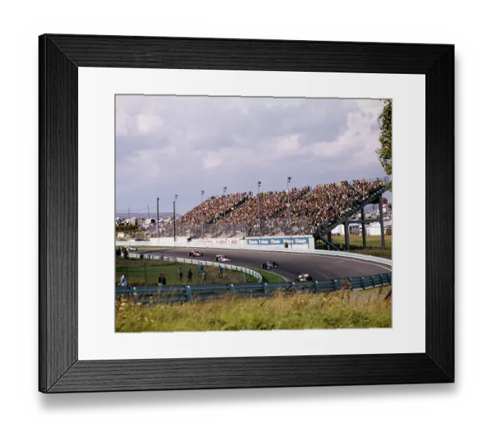 Framed Print : 1970s GRANDSTANDS AT Framed Print : 1970s GRANDSTANDS AT