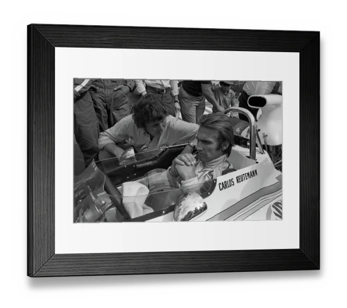 Framed Print : Carlos Reutemann At The Argentine Grand Prix