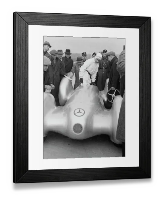 Framed Print : Rudolf Caracciola's Mercedes W154 Race Car Framed Print : Rudolf Caracciola's Mercedes W154 Race Car