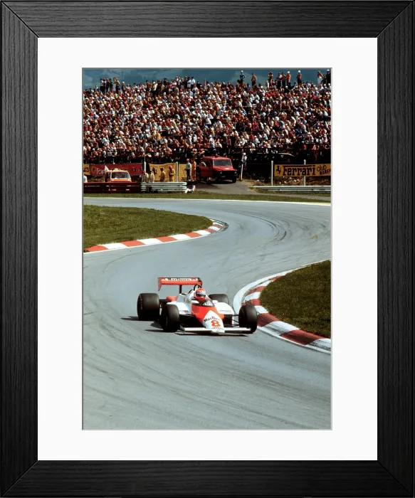 Framed Print : Niki Lauda at the formula I Grand Prix in Zeltweg Framed Print : Niki Lauda at the formula I Grand Prix in Zeltweg