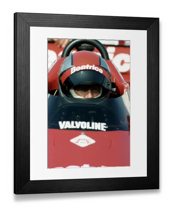 Framed Print : Mario Andretti at Toyota Long Beach Grand Prix Race 1985 Framed Print : Mario Andretti at Toyota Long Beach Grand Prix Race 1985