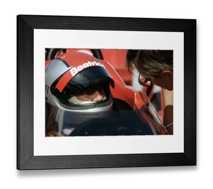 Framed Print : Mario Andretti at Toyota Long Beach Grand Prix Race 1985 Framed Print : Mario Andretti at Toyota Long Beach Grand Prix Race 1985