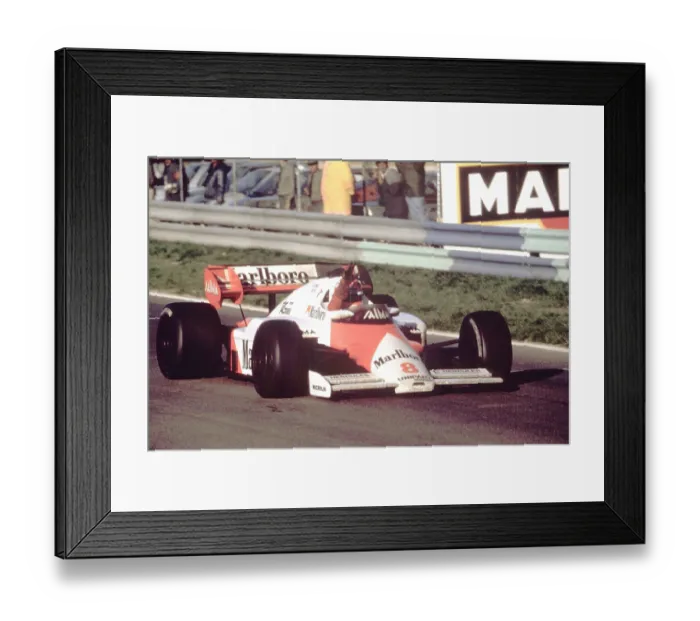 Framed Print : Niki Lauda 1984 Framed Print : Niki Lauda 1984