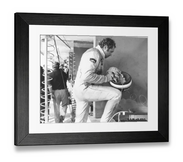 Framed Print : German racing driver Jochen Mass Framed Print : German racing driver Jochen Mass