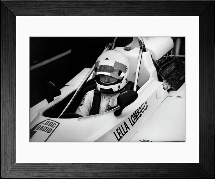 Framed Print : Lella Lombardi Brands Hatch Framed Print : Lella Lombardi Brands Hatch