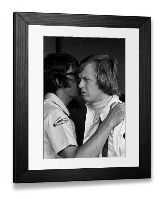 Framed Print : Ronnie Peterson At The Argentine Grand Prix