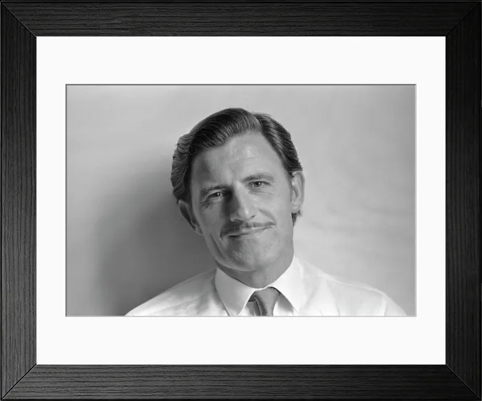 Framed Print : Portrait Of Graham Hill
