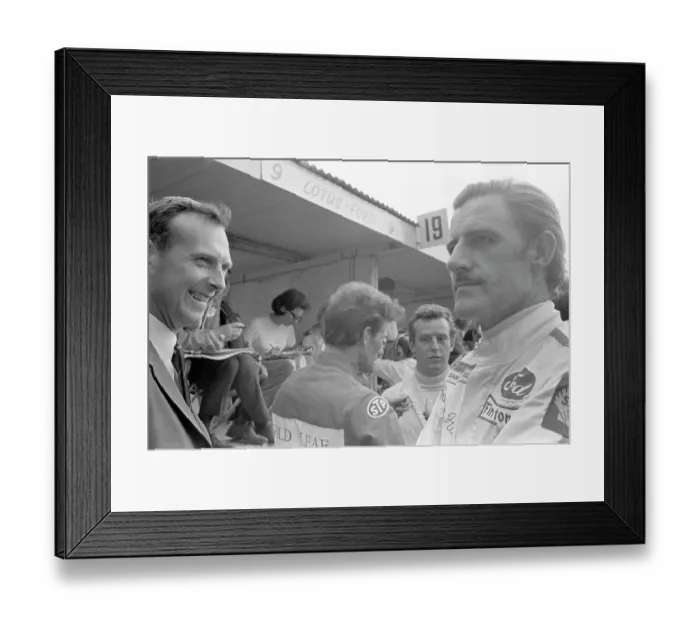 Framed Print : Graham Hill In The Pits Framed Print : Graham Hill In The Pits