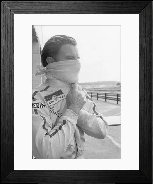 Framed Print : Graham Hill At Track Framed Print : Graham Hill At Track