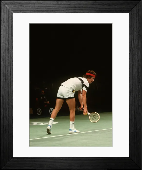 Framed Print : John McEnroe Playing Tennis Framed Print : John McEnroe Playing Tennis