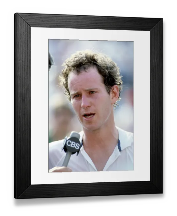 Framed Print : John McEnroe Framed Print : John McEnroe