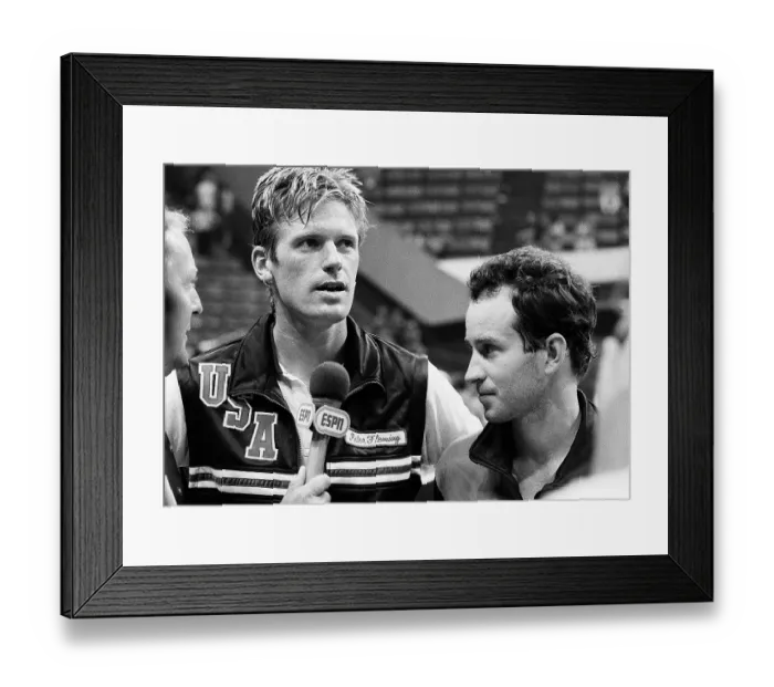 Framed Print : Davis Cup 7-14-1984 The OMNI