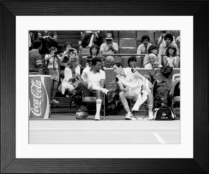 Framed Print : Davis Cup 7-14-1984 The OMNI Framed Print : Davis Cup 7-14-1984 The OMNI