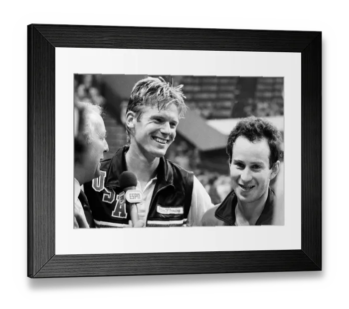 Framed Print : Davis Cup 7-14-1984 The OMNI Framed Print : Davis Cup 7-14-1984 The OMNI