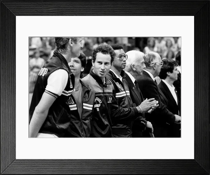 Framed Print : Davis Cup 7-14-1984 The OMNI Framed Print : Davis Cup 7-14-1984 The OMNI