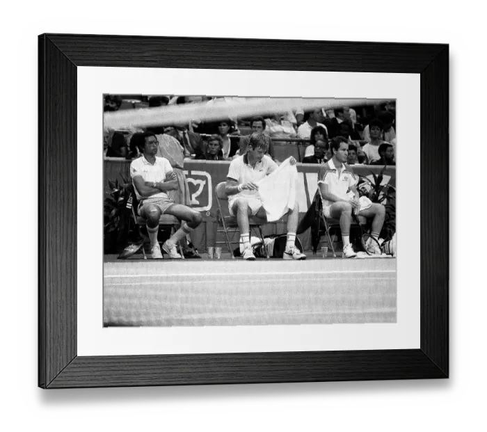 Framed Print : Davis Cup 7-14-1984 The OMNI Framed Print : Davis Cup 7-14-1984 The OMNI
