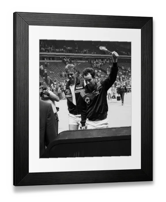 Framed Print : Davis Cup 7-14-1984 The OMNI Framed Print : Davis Cup 7-14-1984 The OMNI