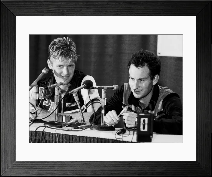 Framed Print : Davis Cup 7-14-1984 The OMNI Framed Print : Davis Cup 7-14-1984 The OMNI