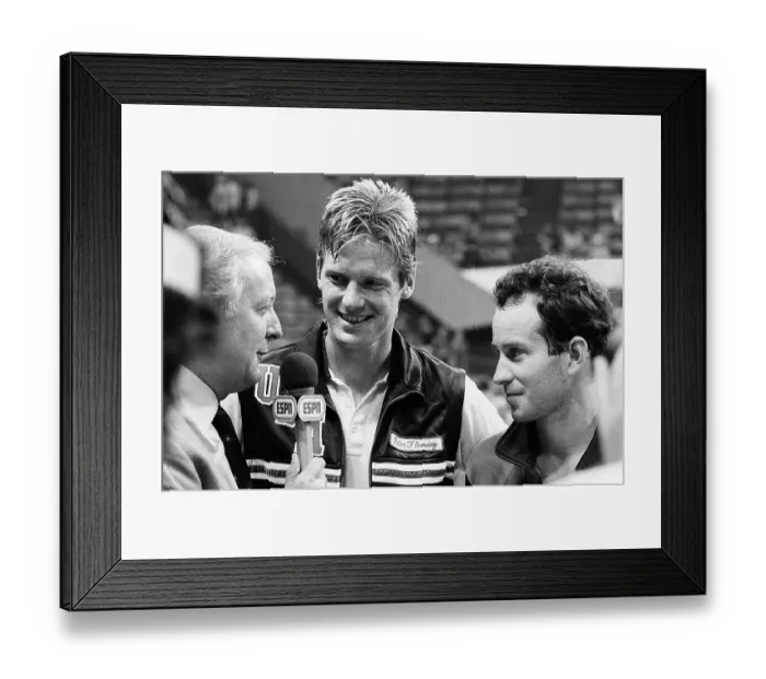 Framed Print : Davis Cup 7-14-1984 The OMNI Framed Print : Davis Cup 7-14-1984 The OMNI