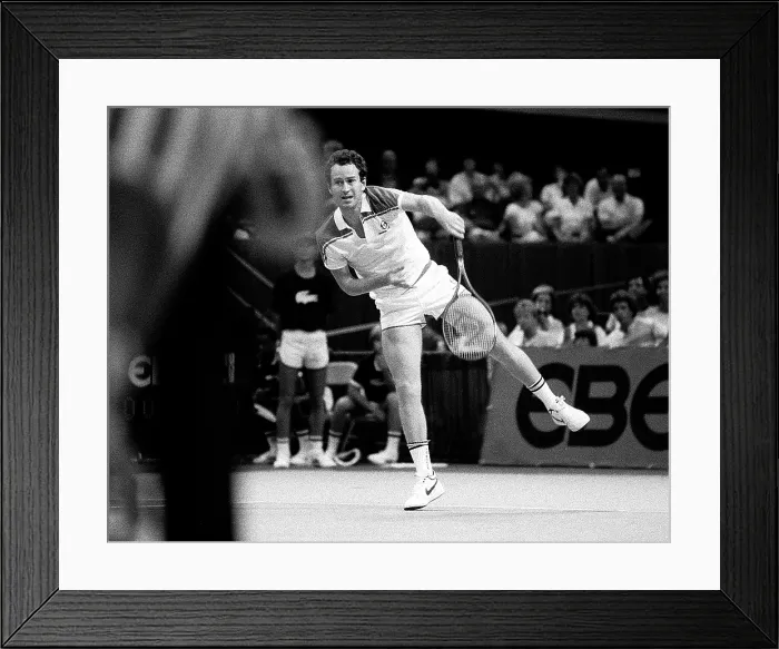 Framed Print : Davis Cup 7-14-1984 The OMNI Framed Print : Davis Cup 7-14-1984 The OMNI