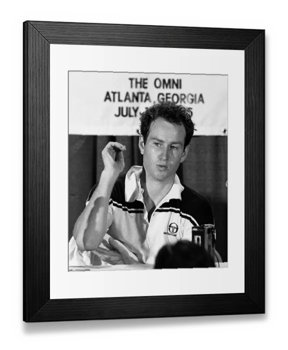 Framed Print : Davis Cup 7-14-1984 The OMNI Framed Print : Davis Cup 7-14-1984 The OMNI