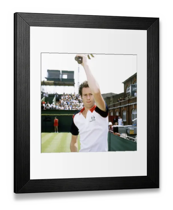Framed Print : John McEnroe At The Stella Artois Championships Framed Print : John McEnroe At The Stella Artois Championships