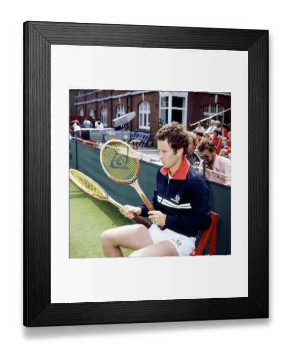 Framed Print : John McEnroe At The Stella Artois Championships Framed Print : John McEnroe At The Stella Artois Championships