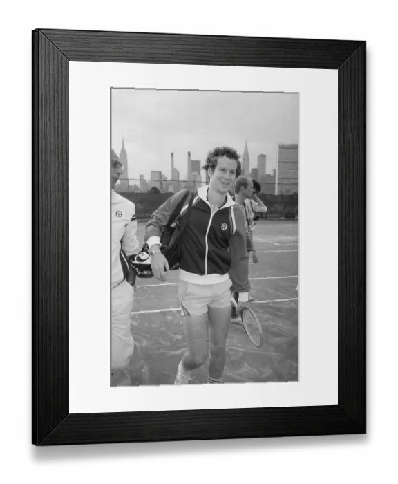 Framed Print : John McEnroe, American Tennis Player Framed Print : John McEnroe, American Tennis Player