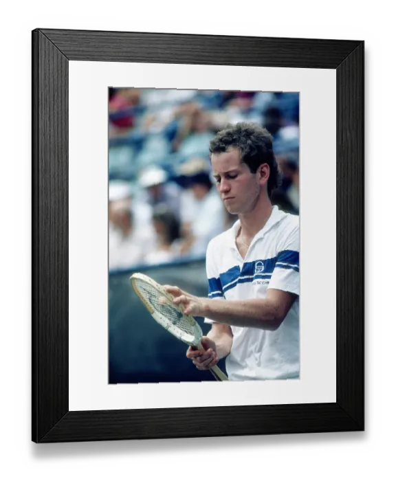 Framed Print : John McEnroe Framed Print : John McEnroe
