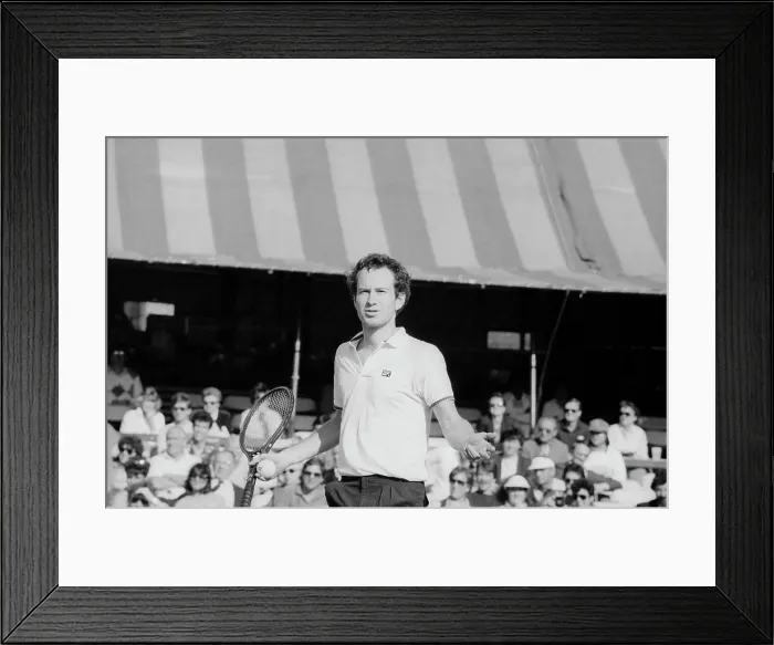 Framed Print : John McEnroe Framed Print : John McEnroe