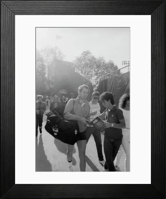 Framed Print : John McEnroe Framed Print : John McEnroe